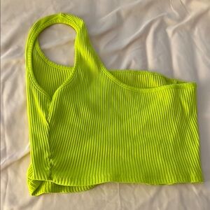 Vibrant Neon Green Women's Top